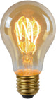 Lucide a60 - lampe à filament - ø 6 cm - led 3 stepdim (mémoire) - e27 - 1x4,9w 2200k - ambre