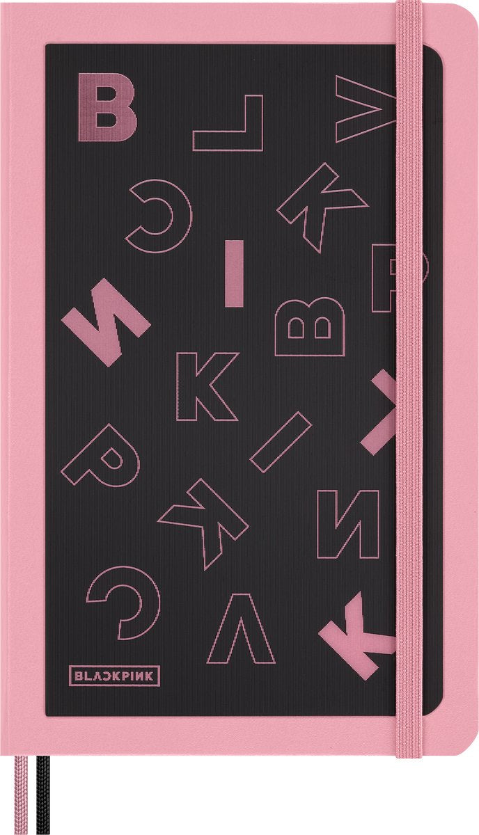 Agenda Moleskine 18 mois - 2026 27 - rose noir - hebdomadaire - grand