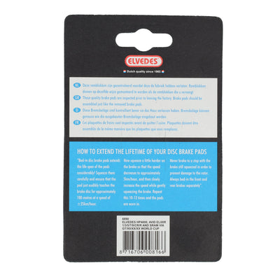 Jeu de plaquettes de frein à disque Elvedes organic Avid XX X0 Avid all Elixir (1 paire)