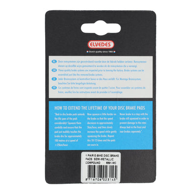 Jeu de plaquettes de frein à disque Metalic Carbon Shimano BR-M810 (1