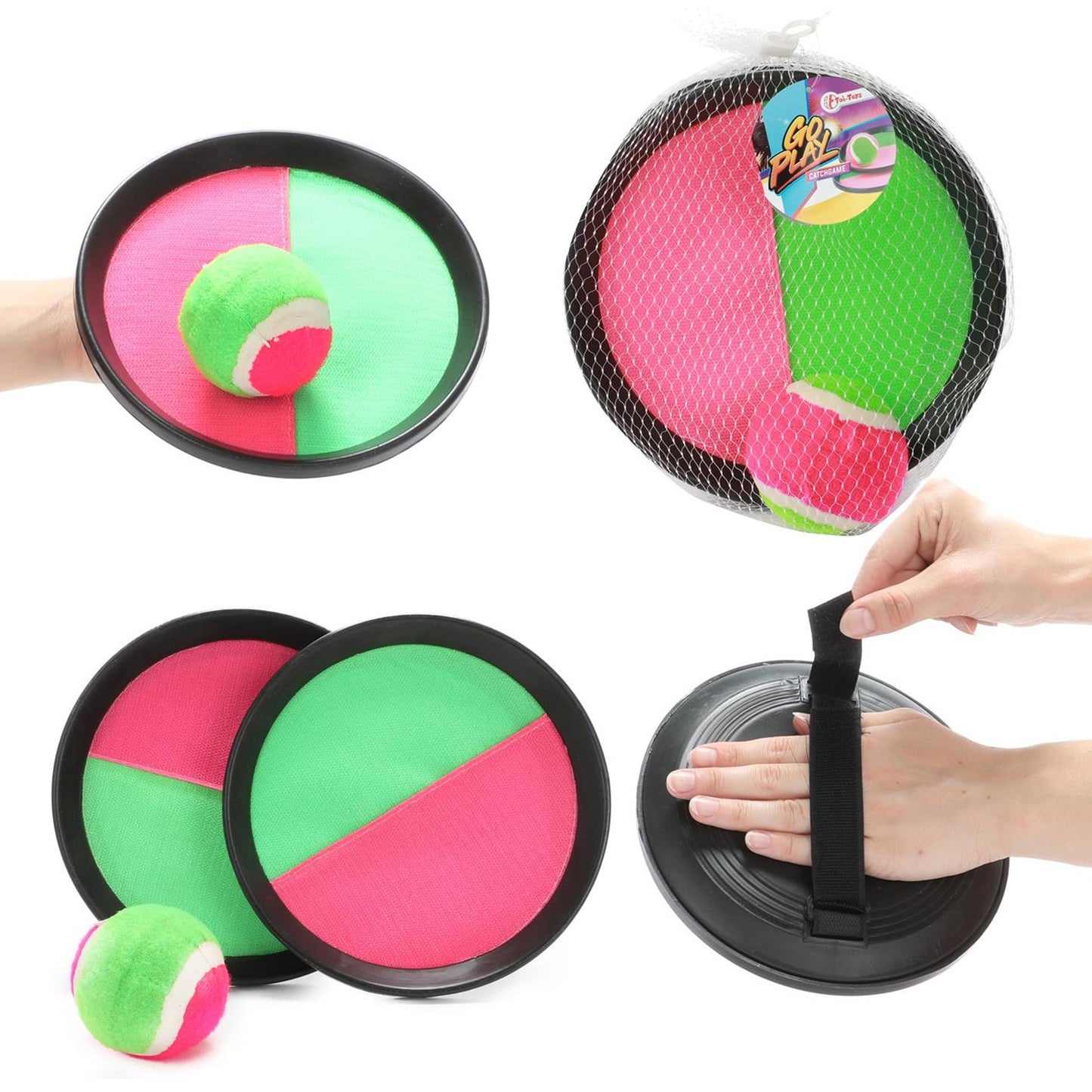 Toi-Toys Vangball Game avec Velcro, 3dlg.