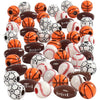 Perles de sport Creativ Company, taille 11-15 mm, diamètre du trou 3-4 mm, env. 220 pièces, différentes couleurs, 270 g 1 boîte