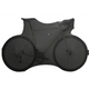 DS couvre la chaussette à vélo complète adaptée au vélo de vélo noir