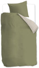 Vtwonen - housse de couette duo - simple - 140x200 220cm - vert olive