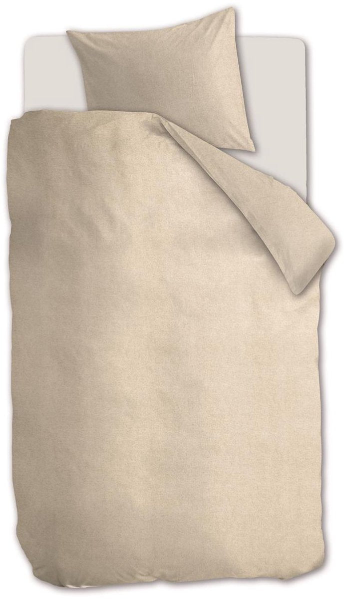 Housse de couette Bedinghouse Frost - unie - simple - 140x200 220 - sable clair