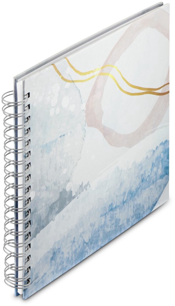 Hama album photo spirale - aquarelle - 28x24 - 50 pages - bleu