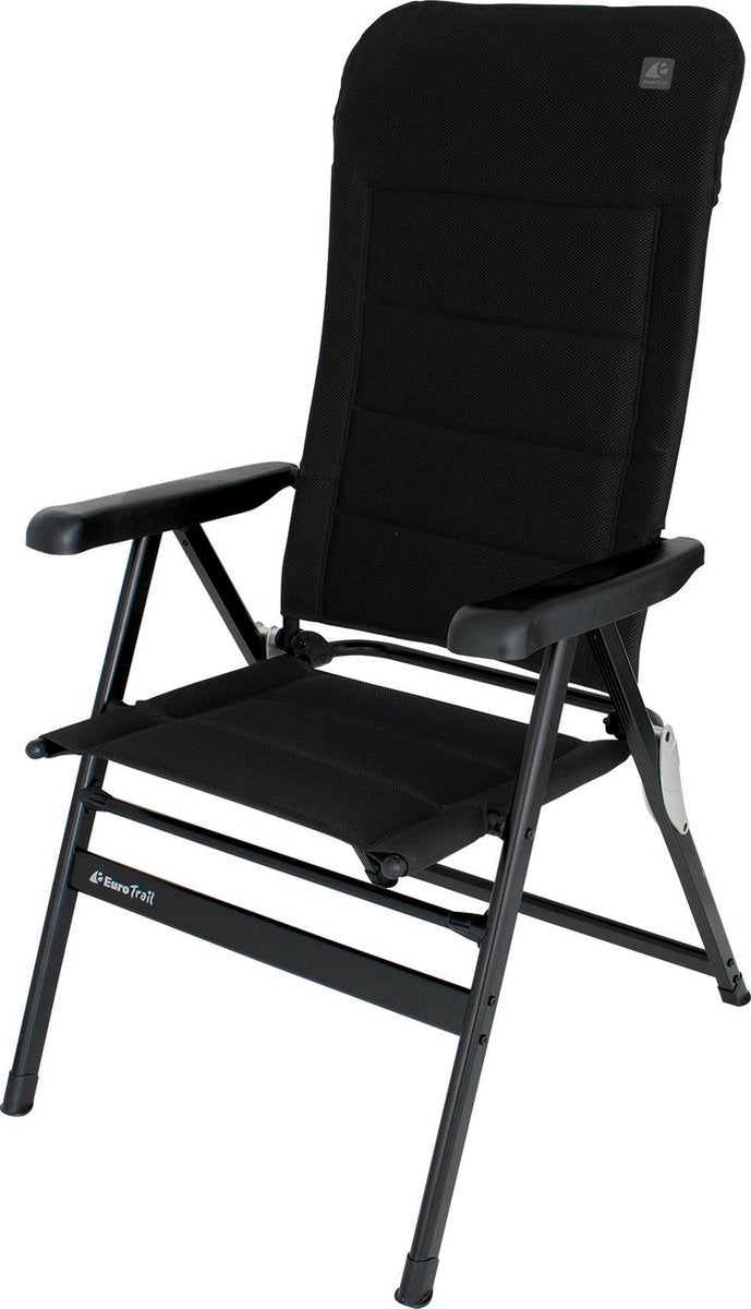 Chaise de camping Eurotrail grenoble - noir