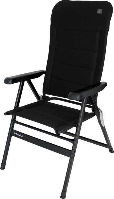 Chaise de camping Eurotrail grenoble - noir