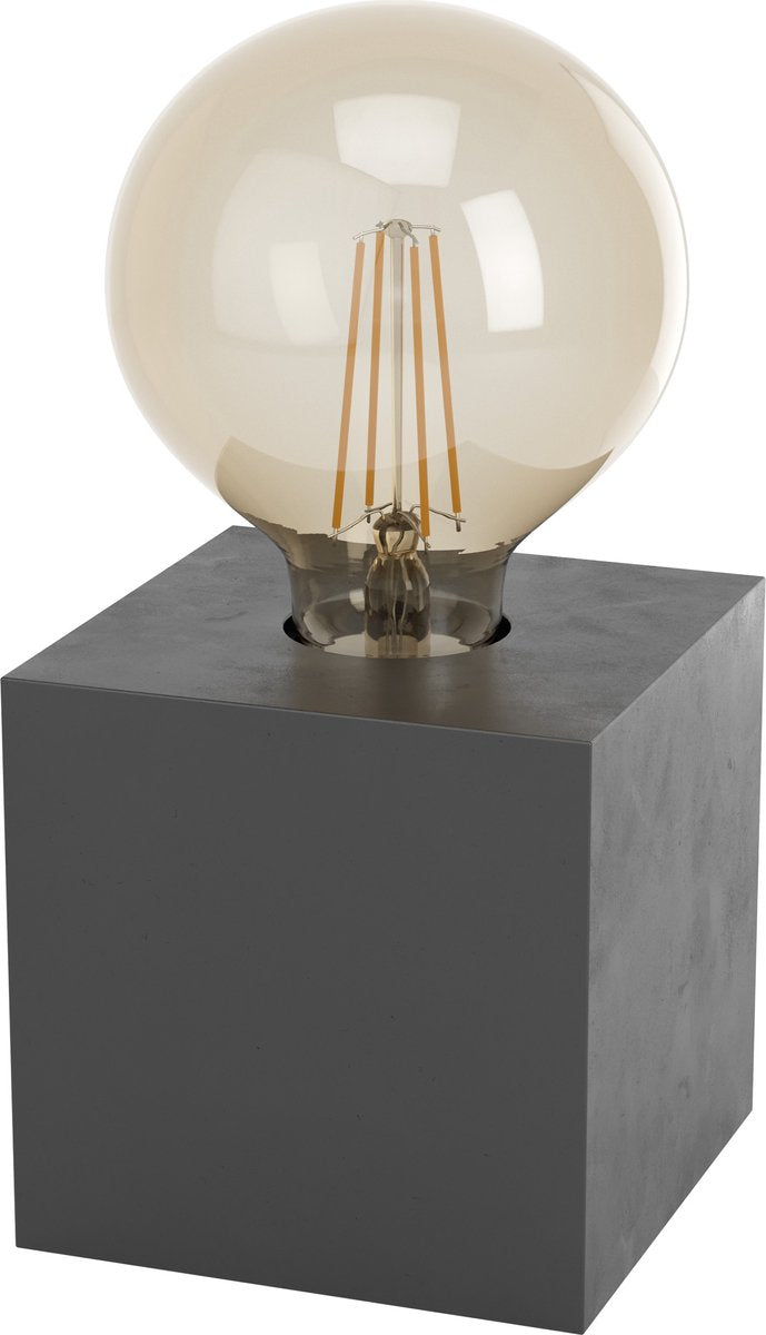 Lampe de table Eglo Prestwick 2 - e27 - 9,5 cm - noir