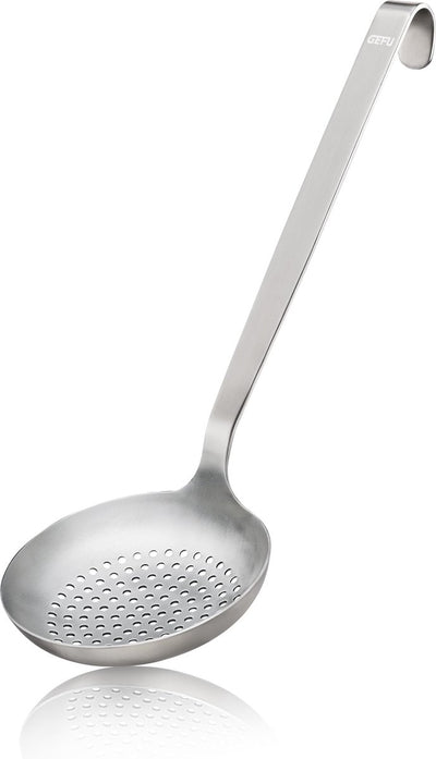 Écumoire Gefu baseline - cuillère de service en acier inoxydable avec trous - 32 cm