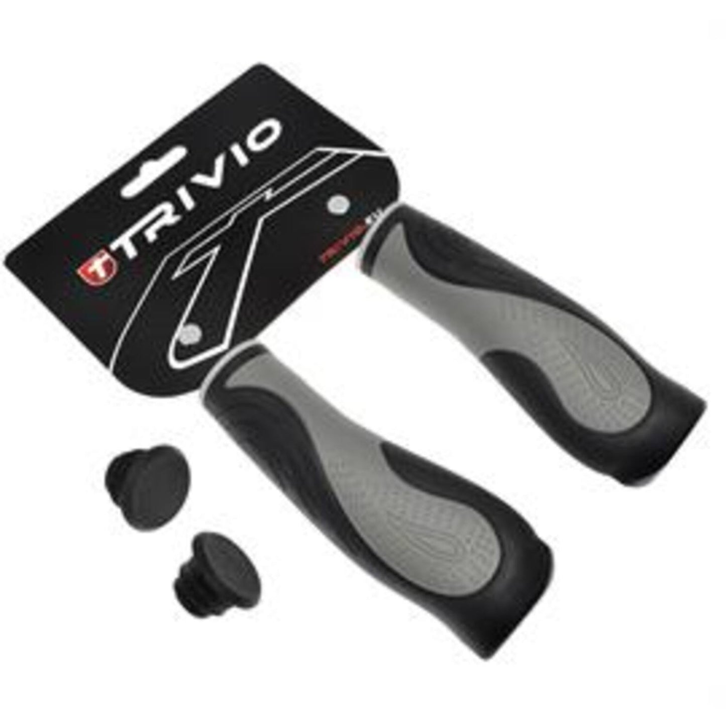 Trivio - poignées de vélo en caoutchouc 3 densités