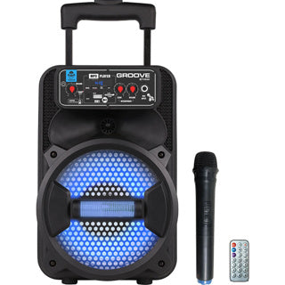 Idance boombox + roues + microphone