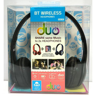 Casque idance en métal noir sans fil