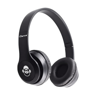 Casque idance en métal noir sans fil