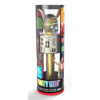 Idance microphone de fête Bluetooth or | 2 pièces