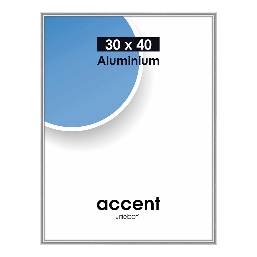 Nielsen Design Nielsen Frame photo 59844 Accent Mat Silver 30x45 cm