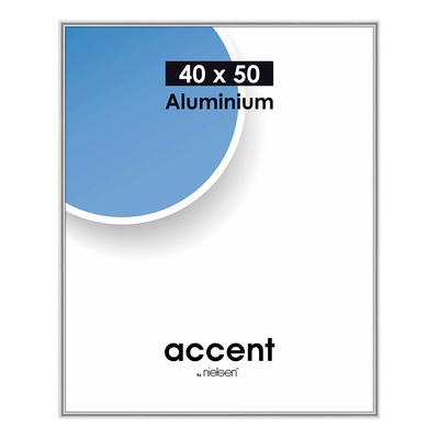 Nielsen Design Nielsen Frame photo 52524 Accent Mat Silver 40x50 cm