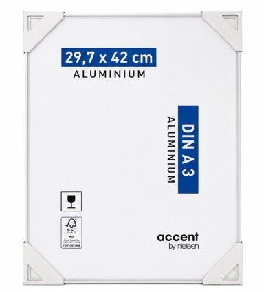Nielsen design cadre photo nielsen 59719 accent blanc brillant 29,7x42 cm