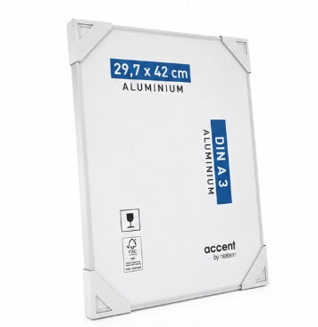 Nielsen design cadre photo nielsen 59719 accent blanc brillant 29,7x42 cm