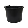 Godet en plastique noir 12 litres