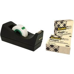 Dévidoir de ruban c38 scotch + 3 rouleaux