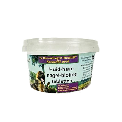 Comprimés de drogiste de la peau-nagel-biotine animale