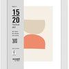Nielsen design cadre photo nielsen 3217202 bois 19 blanc 15x20 cm