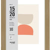 Nielsen design cadre photo nielsen 3217204 bois 19 naturel 15x20 cm