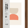 Nielsen design cadre photo nielsen 3217205 bois 19 noyer 15x20 cm