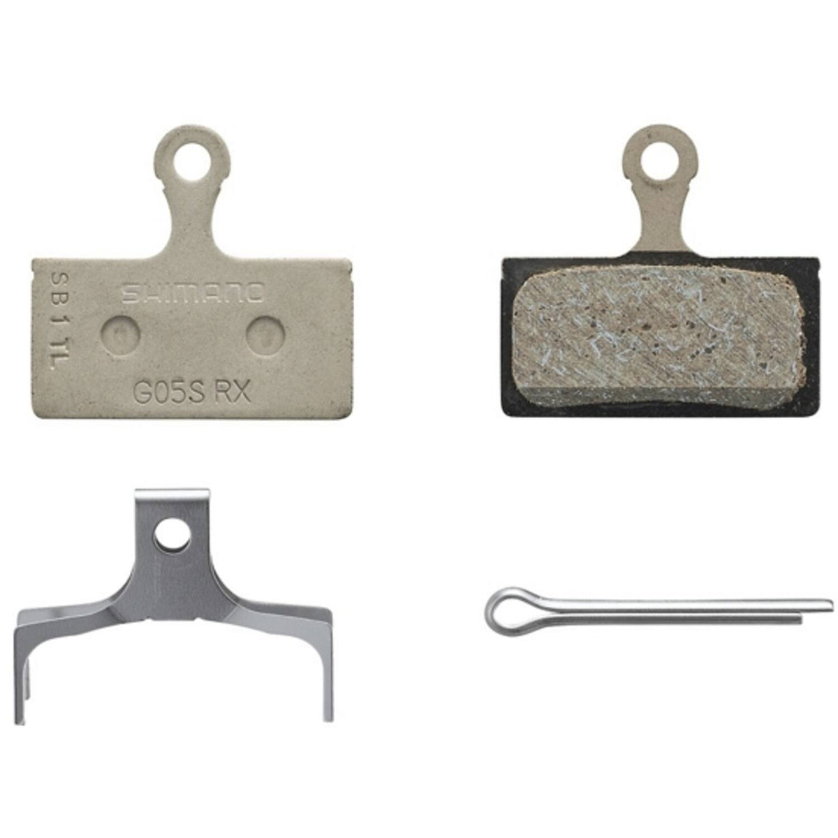 Ensemble de blocs de frein à disque Shimano G05S Resin (1 paire)