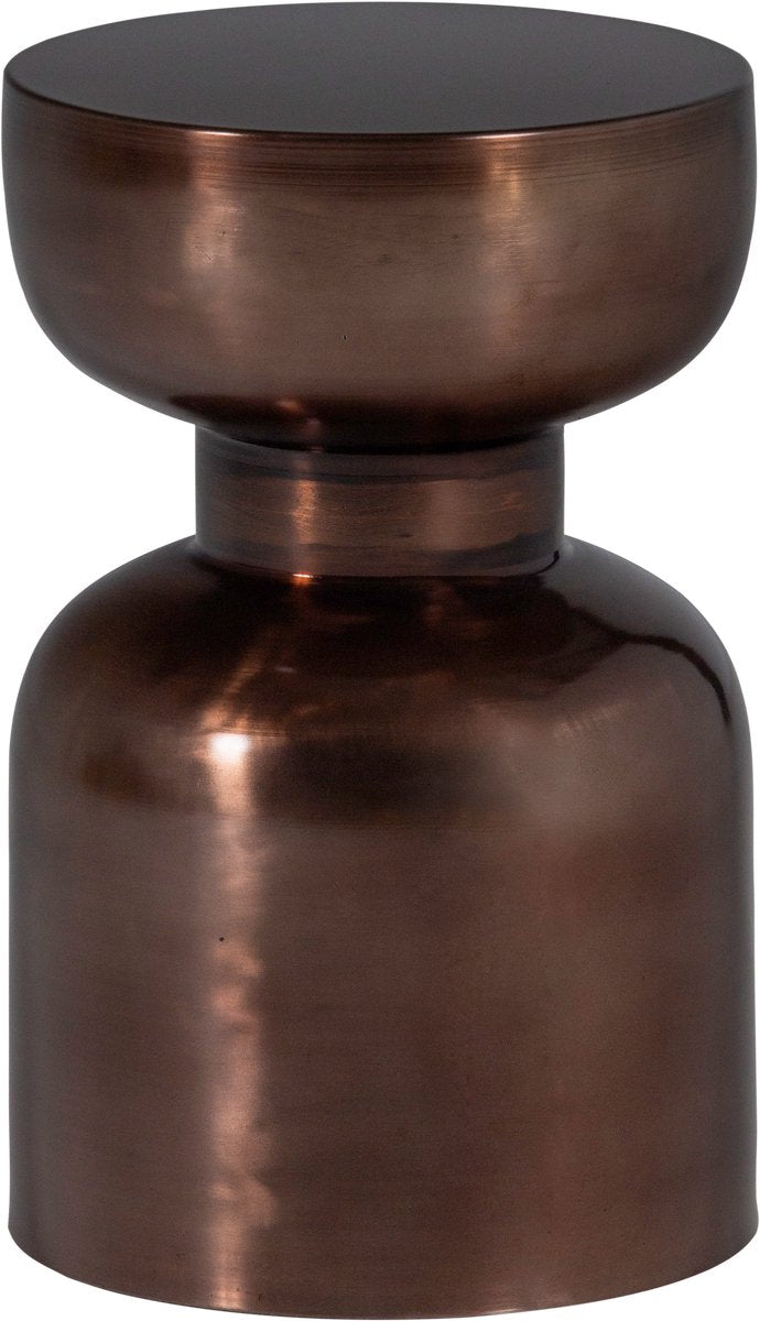 Table d'appoint Woood Frits - métal - bronze - 47x30x30