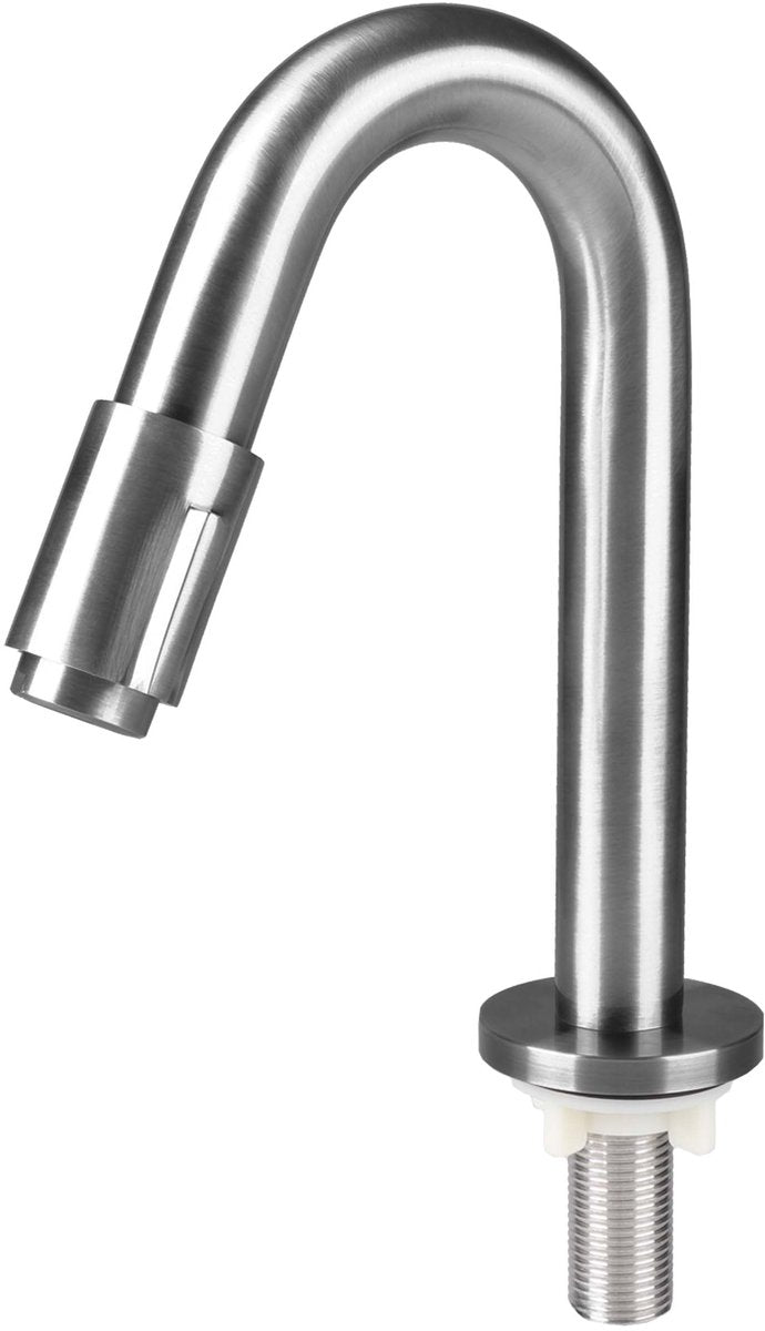 Robinet de fontaine Differnz courbé 19cm chrome mat