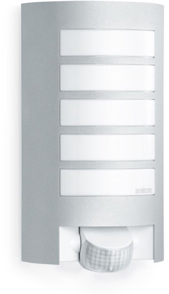 Steinel l12 design - Lampe d'extérieur LED - détecteur de mouvement - E27 - argent