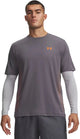 Under Armour UA Tech Play Chemise de sport à manches courtes pour homme - Castlerock - Orange scandaleux