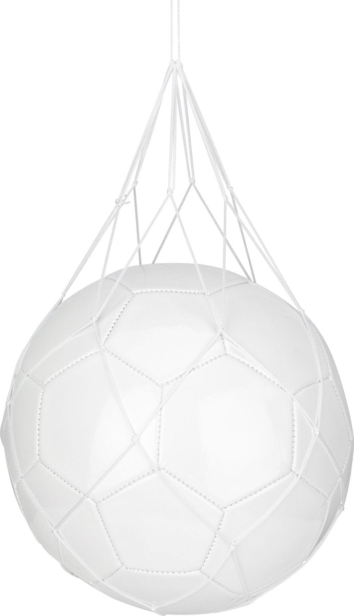Filet à balles Avento pour 1 balle - blanc