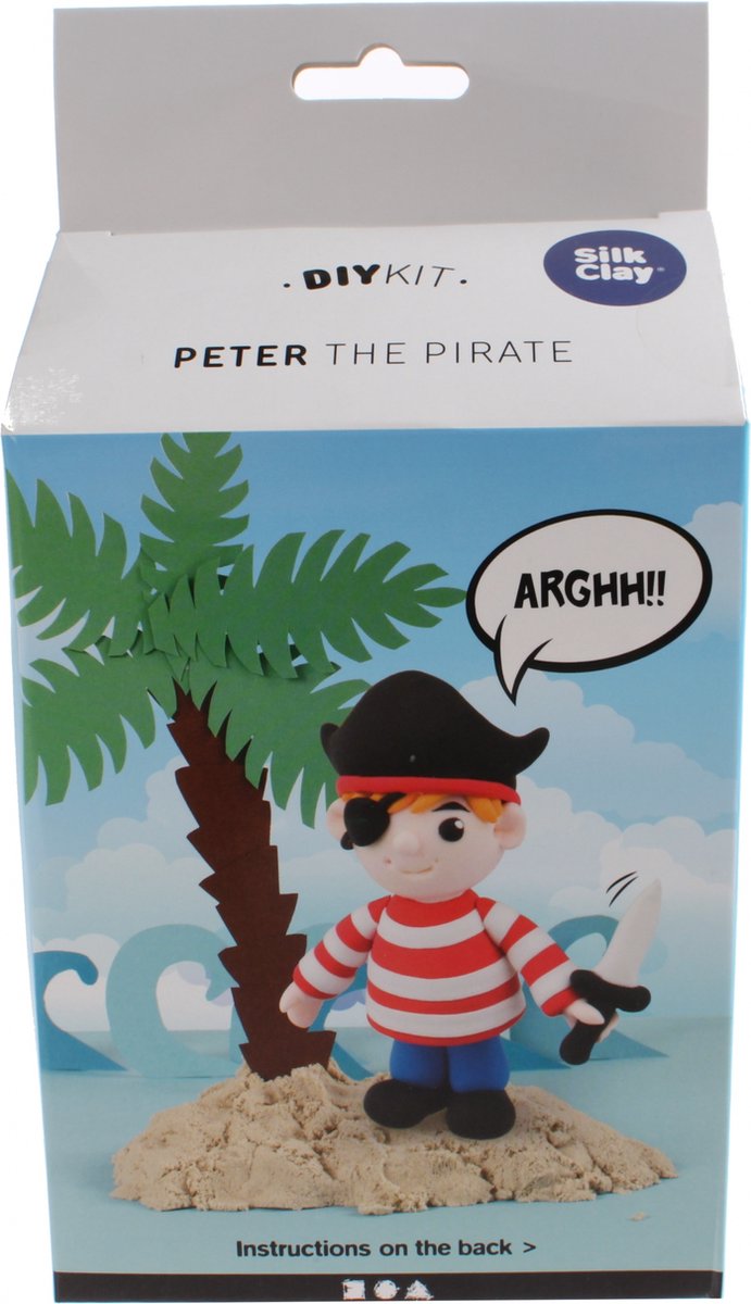Amis drôles en pâte à soie, Pierre le pirate, 1 boîte