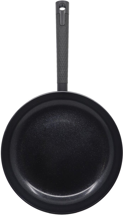 Poêle à frire sans marque cb chef sans marque - ø 24 cm - 100% sans pfas - revêtement antiadhésif céramique - poêle à induction - noir