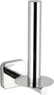 Wenko porte-rouleau de papier toilette mezzano 8 x 18 cm acier inoxydable argent
