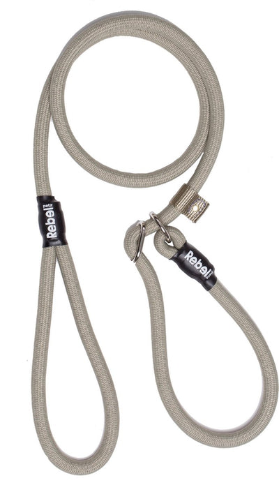 Laisse pour chien Rebel petz - laisse de dressage - taupe - l - 12mm x 140cm