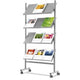 Porte-brochures Praktika Kerkmann argent 12 x A4