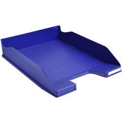 Corbeille à courrier exacompta combo midi bleu