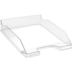 Corbeille à courrier exacompta combo midi transparent