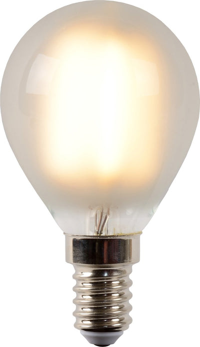 Lucide p45 - lampe à filament - ø 4,5 cm - LED dimmable - E14 - 1x4W 2700K - mat