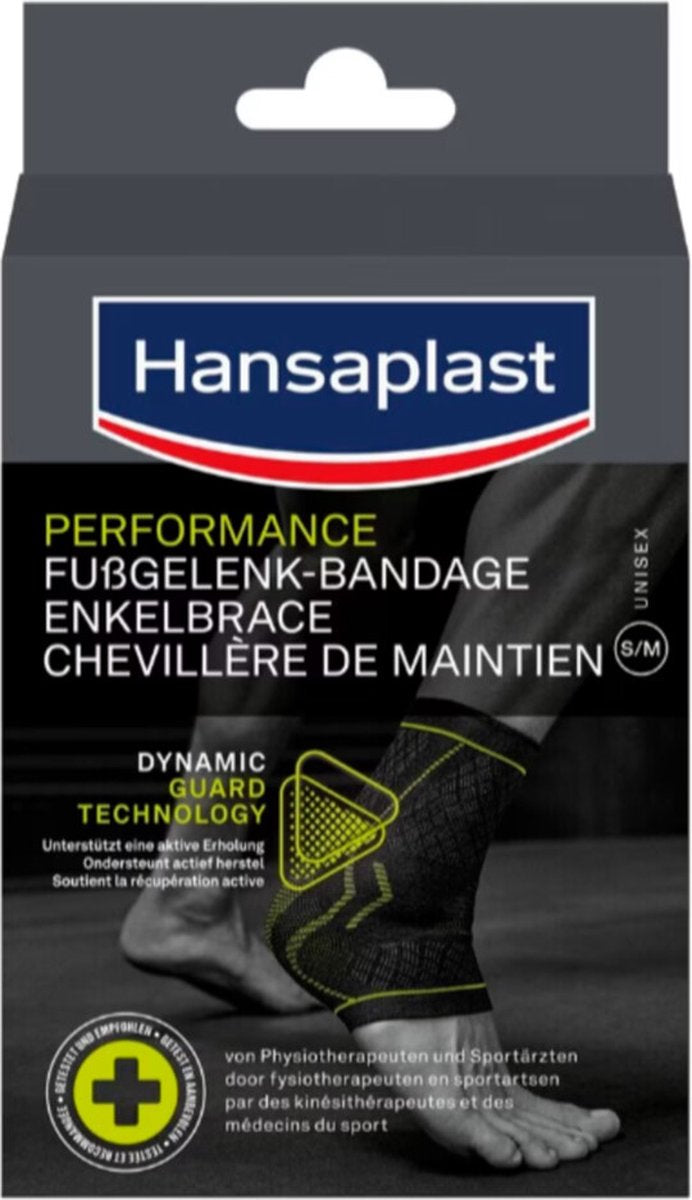 Elastoplast Performance Sports Chevillère - Support de cheville - Taille unique - Noir - 1 pièce