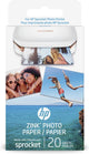 HP - papier zinc - 20 pièces