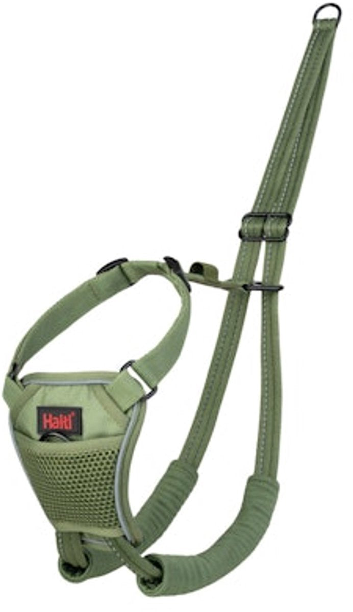Harnais Halti sans traction - vert forêt - xs - harnais anti-traction