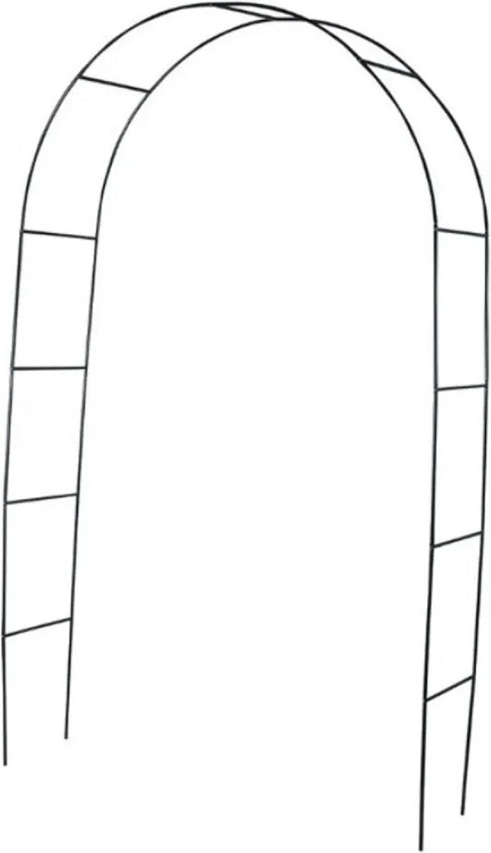 Floraland greenmill - arche à roses pour plantes grimpantes - arche de jardin support à roses décoration acier 240cm