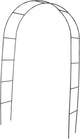 Floraland greenmill - arche à roses pour plantes grimpantes - arche de jardin support à roses décoration acier 240cm