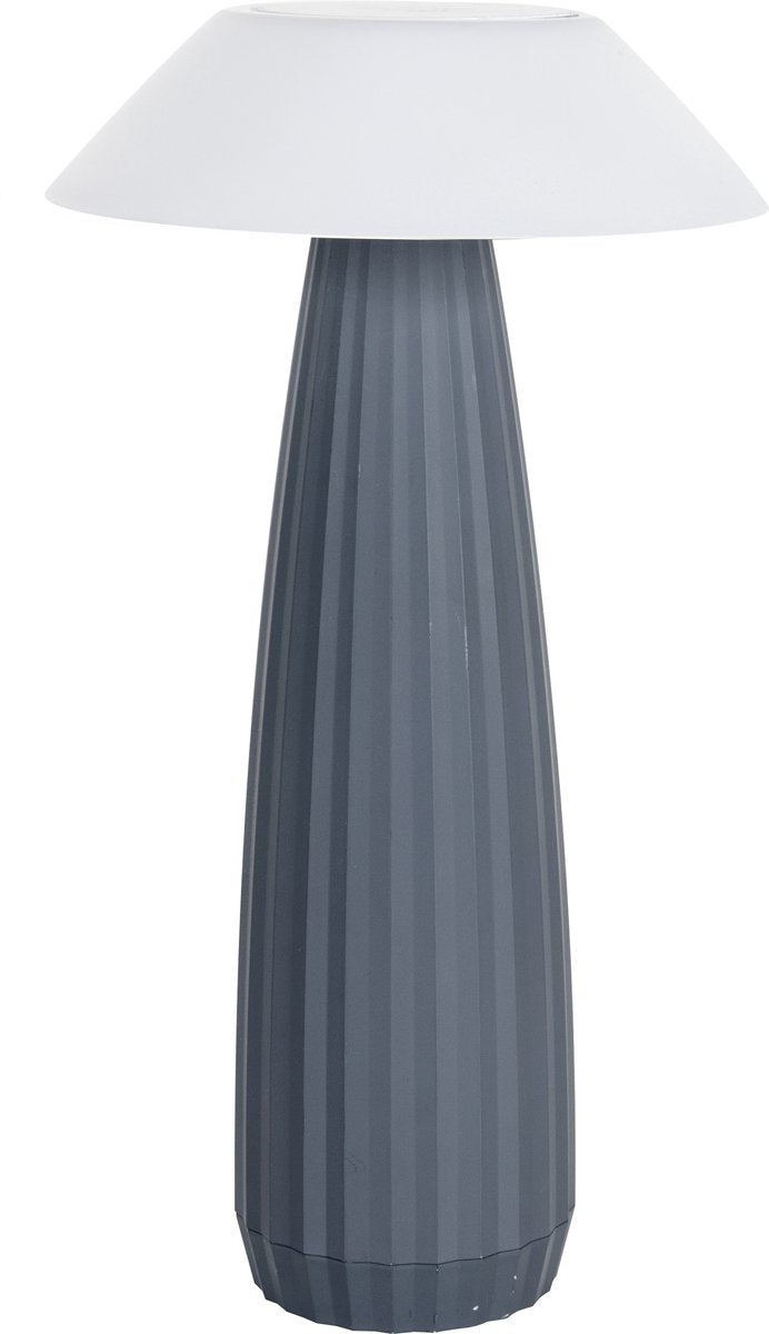Bo-camp - lampe de table - stérope - gris - rechargeable - 100 lumens