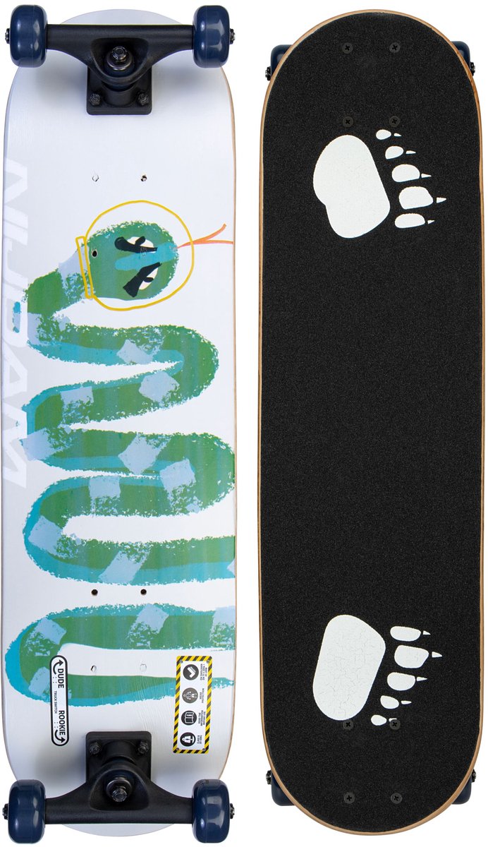 Nijdam rookie skateboard - skateboard pour débutants - sssskateme